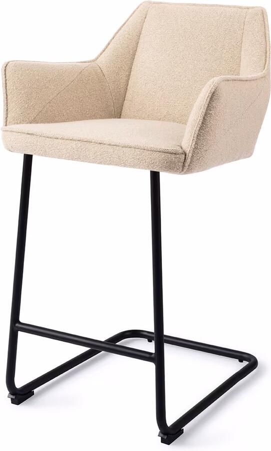 Jesper Home Barkruk Tome Arch Black Masai Giraffe (zithoogte 67cm)