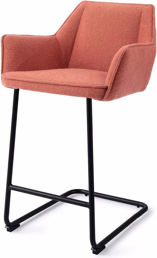 Jesper Home Barkruk Tome Arch Black Shabby Saffron (zithoogte 67cm)