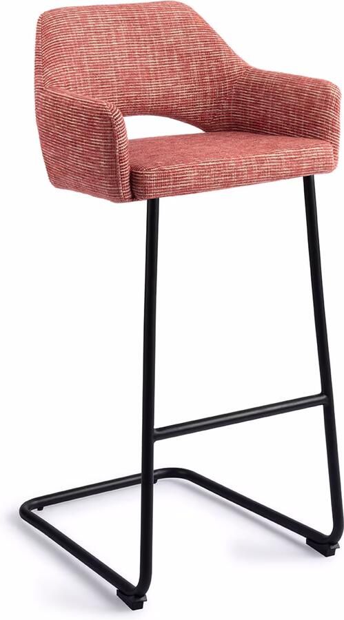 Jesper Home Barkruk Yanai Arch Black Berry Bars (zithoogte 75cm)