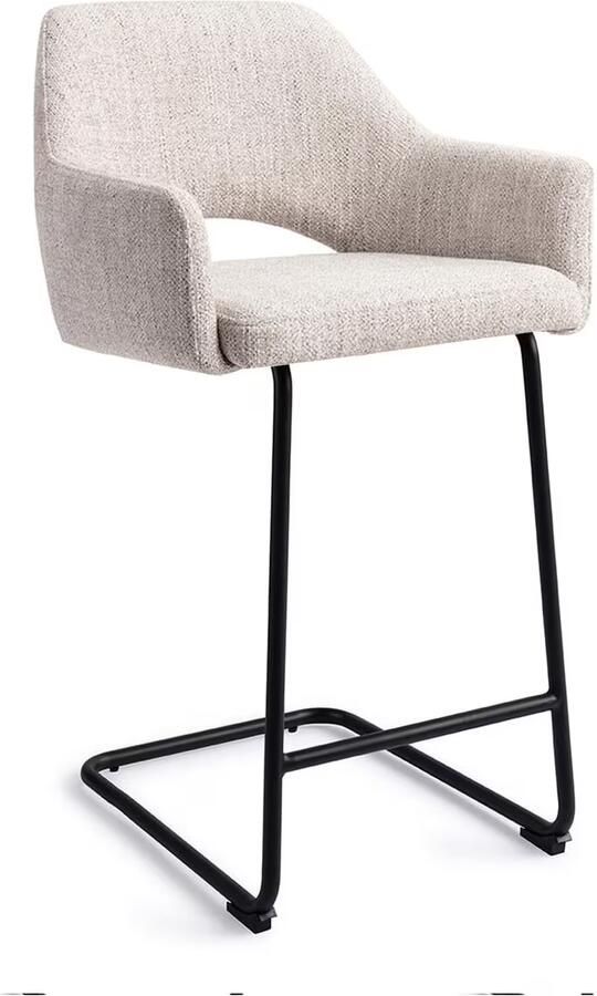 Jesper Home Barkruk Yanai Arch Black Pigeon (zithoogte 66cm)