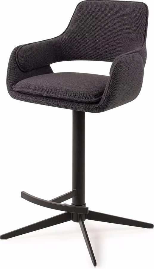 Jesper Home Draaibare Barkruk Oketo Indigo Ink (zithoogte 65cm)