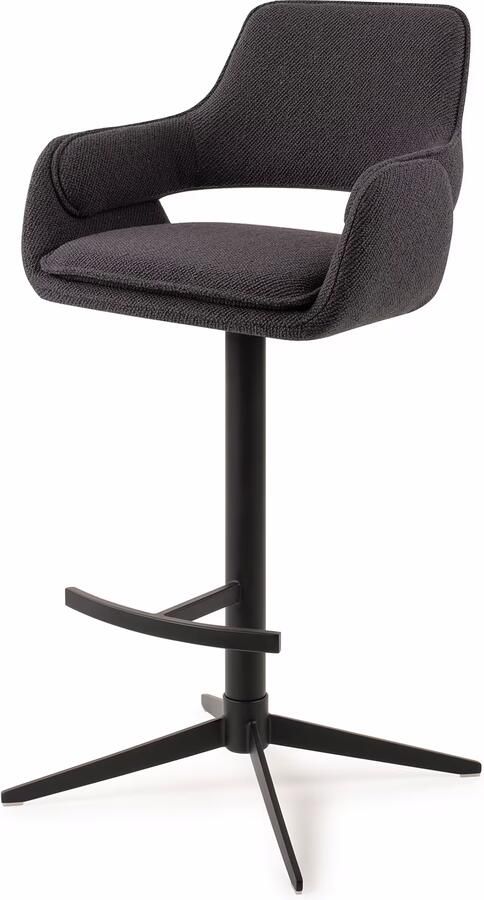 Jesper Home Draaibare Barkruk Oketo Indigo Ink (zithoogte 75cm)