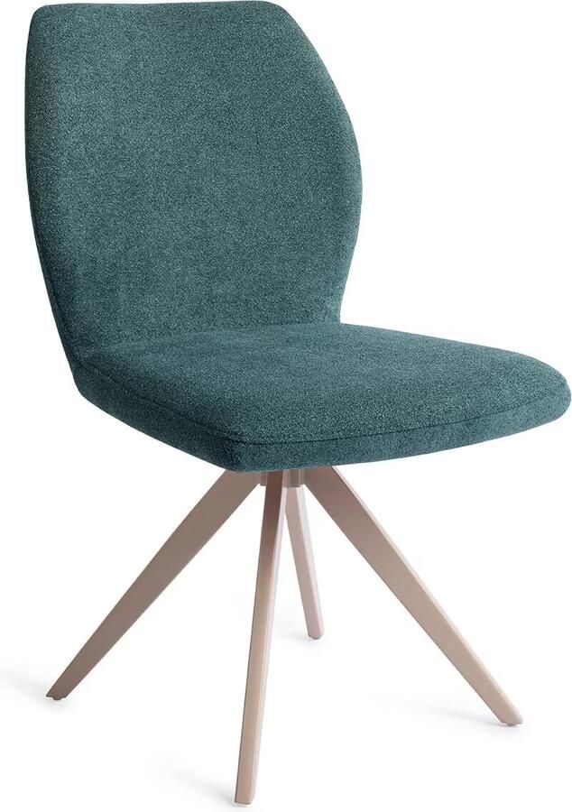 Jesper Home Draaibare Eetkamerstoel Ikata Turn Beige Merry Mermaid