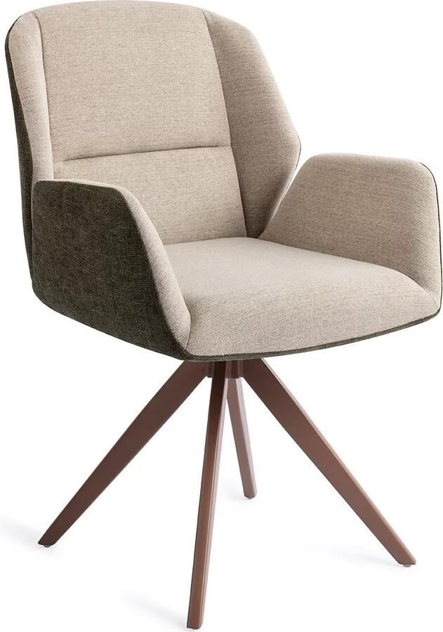 Jesper Home Draaibare Eetkamerstoel Myoko Turn Brown Popeye