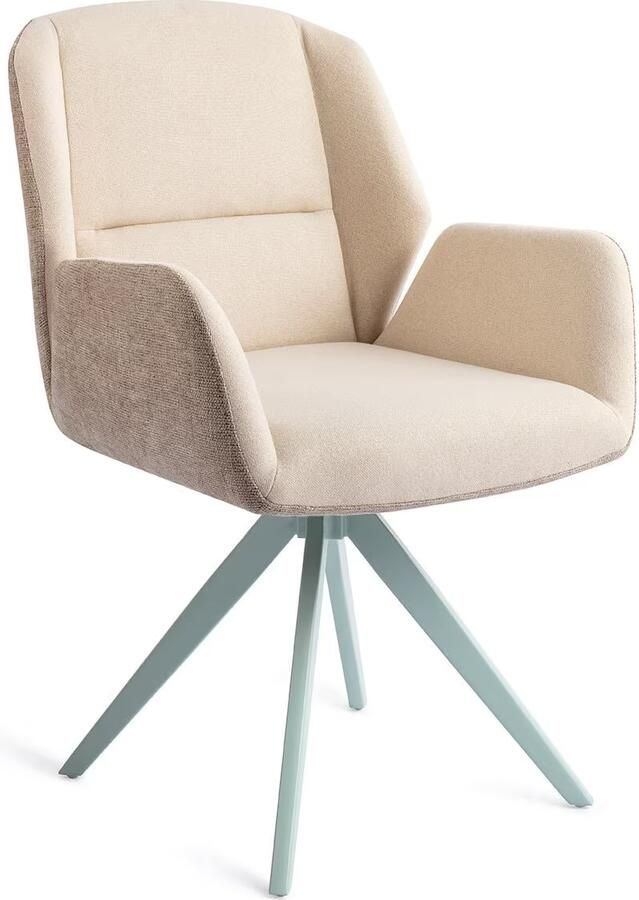 Jesper Home Draaibare Eetkamerstoel Myoko Turn Mint Sandy Hill
