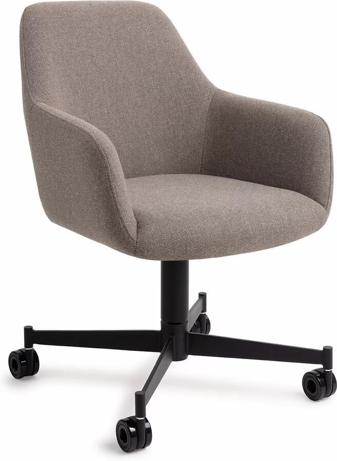 Jesper Home Eetkamerstoel Hiroo Caster Black Foggy Fusion