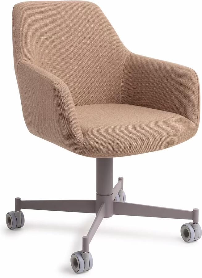 Jesper Home Eetkamerstoel Hiroo Caster Grey Whisper Wheat