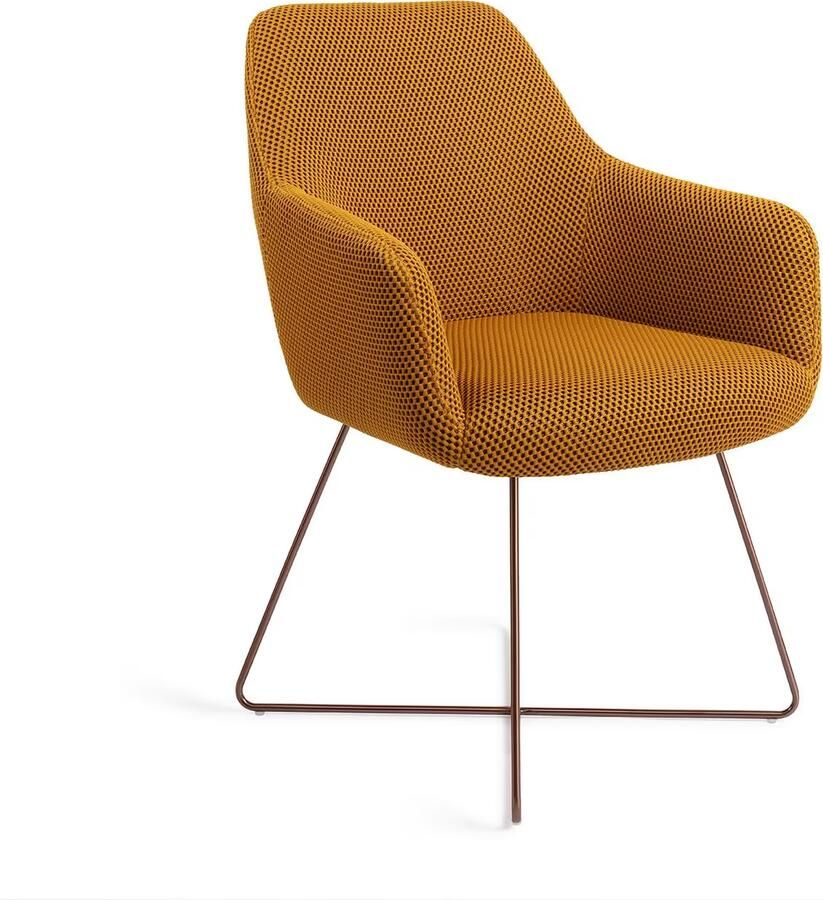 Jesper Home Eetkamerstoel Hiroo Cross Rose Groovy Garam