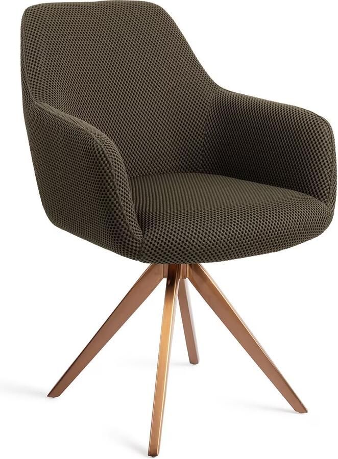 Jesper Home Eetkamerstoel Hiroo Draaibaar Turn Rose Jungle Jewel