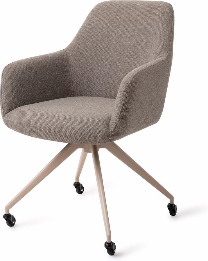 Jesper Home Eetkamerstoel Hiroo Glide Beige Foggy Fusion