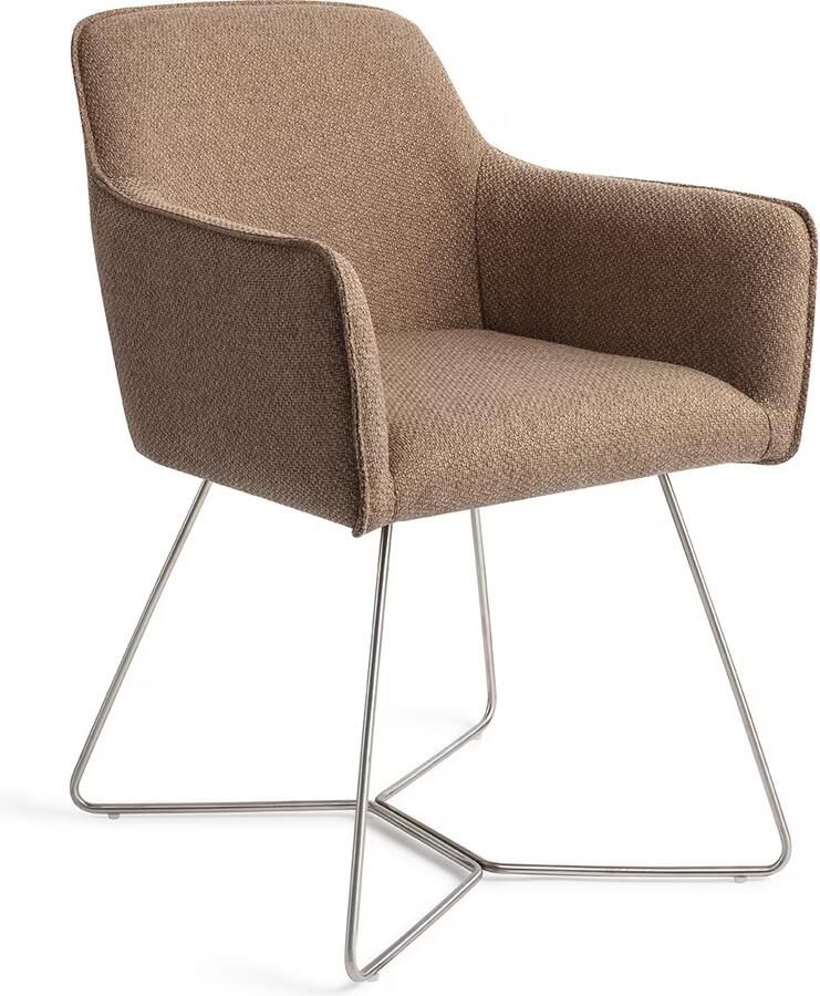 Jesper Home Eetkamerstoel Hofu Beehive Steel French Toast