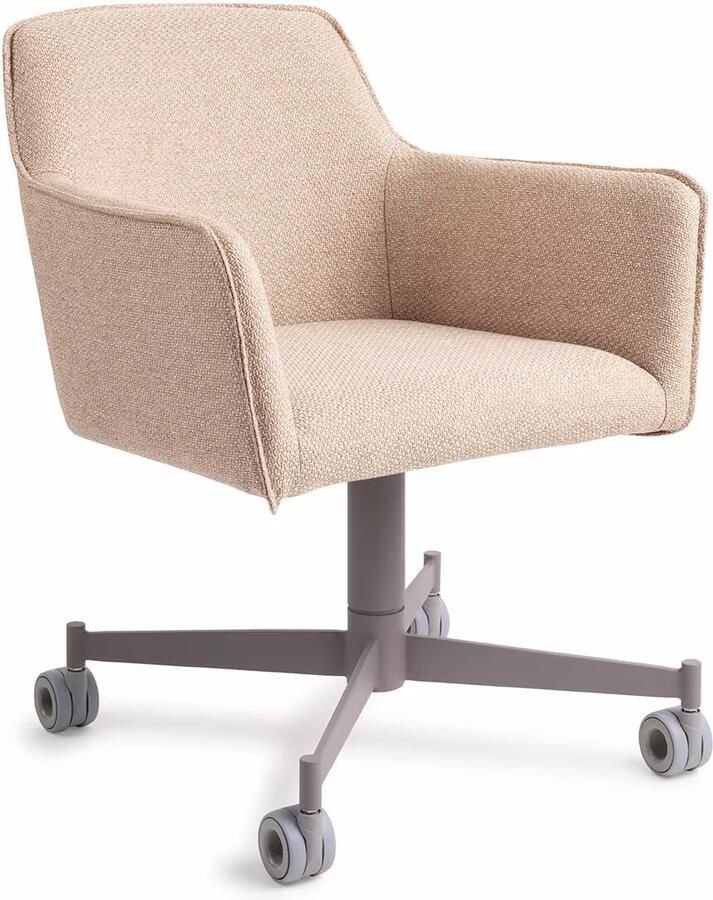 Jesper Home Eetkamerstoel Hofu Caster Grey Wild Walnut