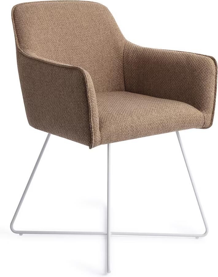 Jesper Home Eetkamerstoel Hofu Cross White French Toast