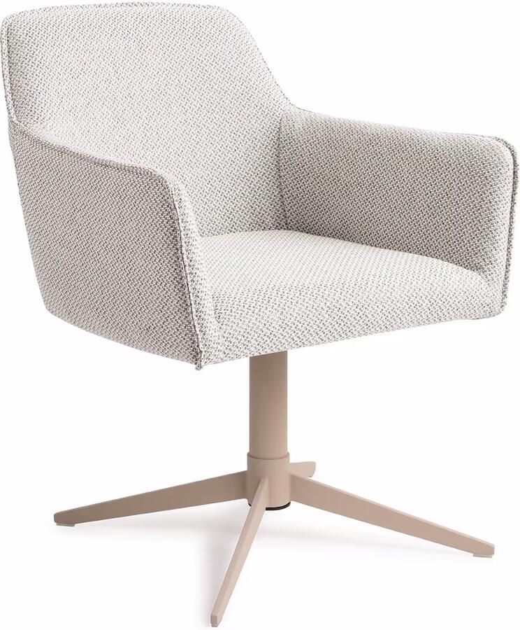 Jesper Home Eetkamerstoel Hofu Quad Beige Checkers Charm