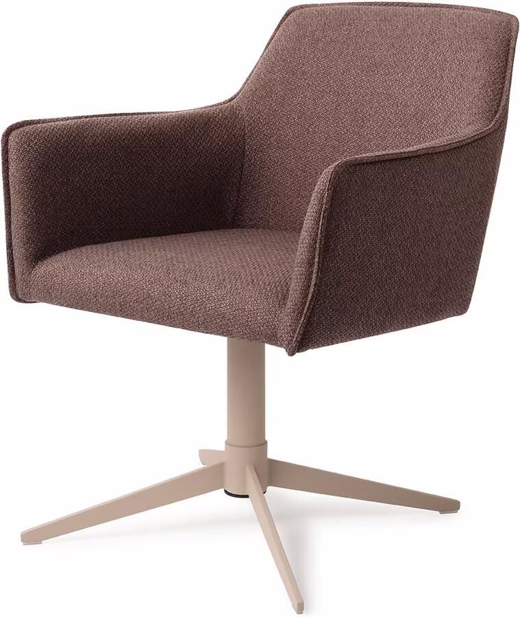 Jesper Home Eetkamerstoel Hofu Quad Beige Potters Clay