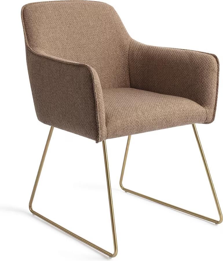 Jesper Home Eetkamerstoel Hofu Slide Gold French Toast