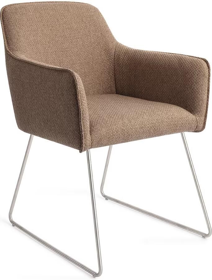 Jesper Home Eetkamerstoel Hofu Slide Steel French Toast