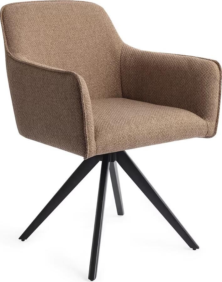 Jesper Home Eetkamerstoel Hofu Turn Black Draaibaar French Toast