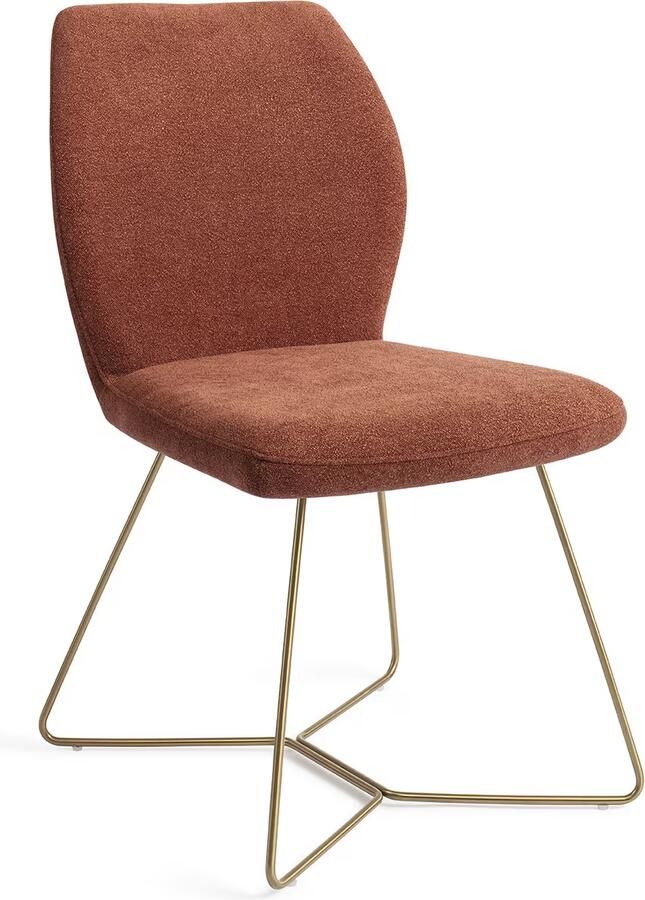 Jesper Home Eetkamerstoel Ikata Beehive Gold Cosy Copper