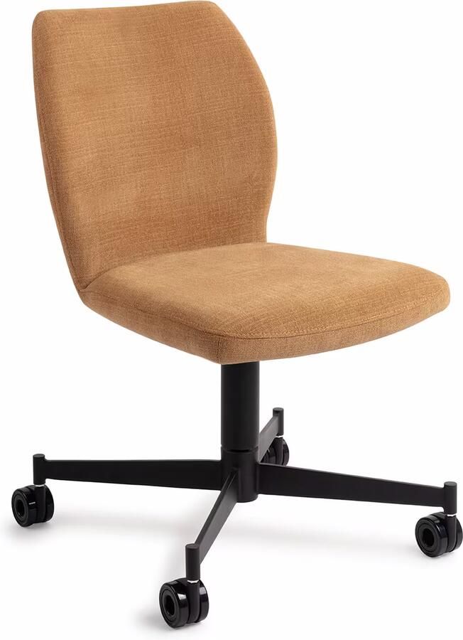 Jesper Home Eetkamerstoel Ikata Caster Black Honey Harvest