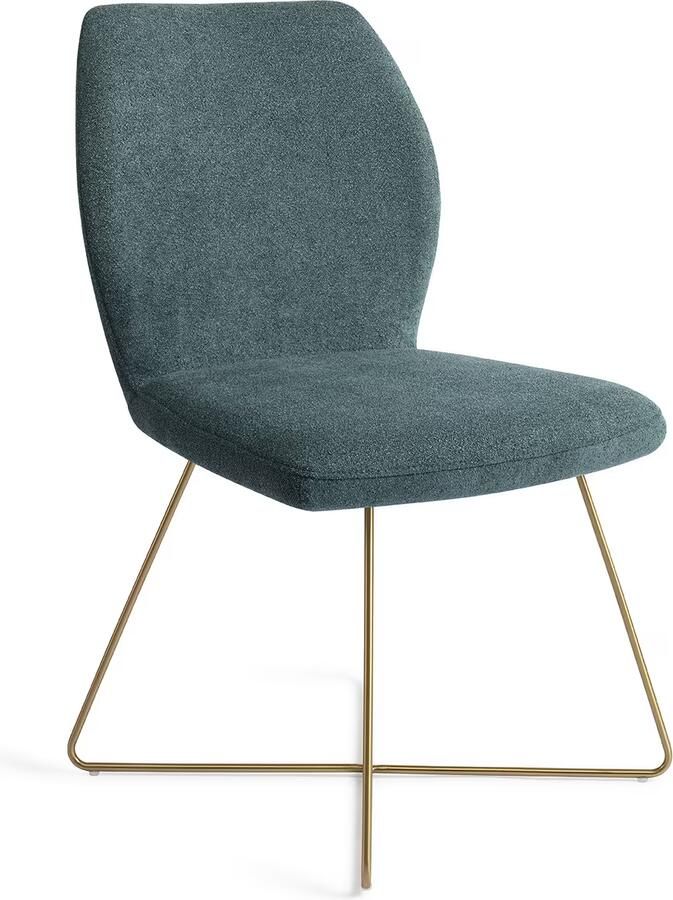 Jesper Home Eetkamerstoel Ikata Cross Gold Merry Mermaid