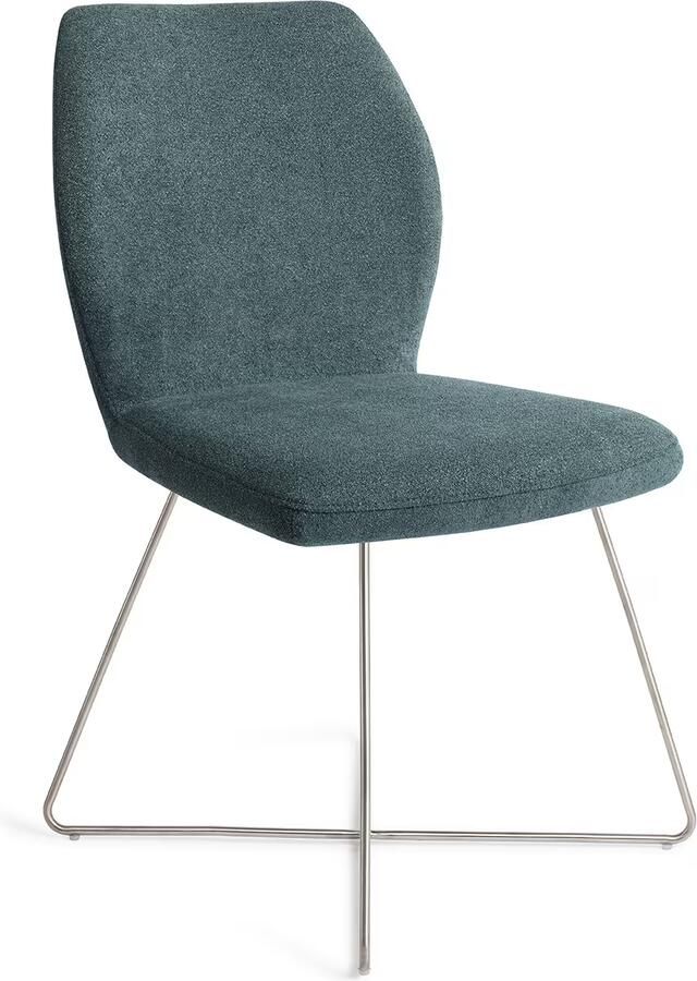 Jesper Home Eetkamerstoel Ikata Cross Steel Merry Mermaid