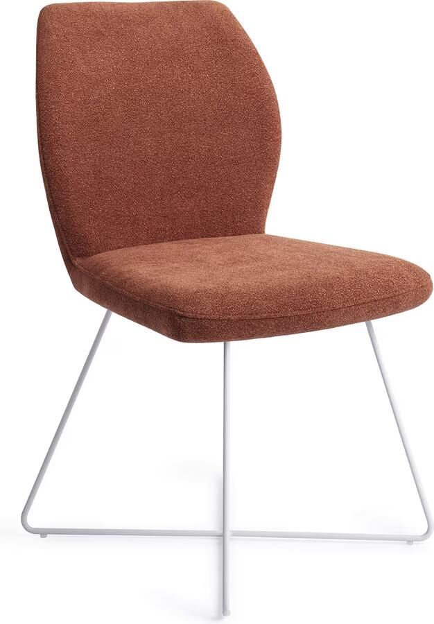 Jesper Home Eetkamerstoel Ikata Cross White Cosy Copper