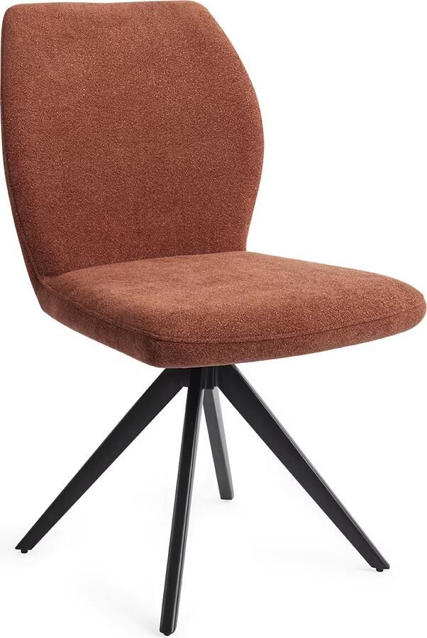 Jesper Home Eetkamerstoel Ikata Turn Black Draaibaar Cosy Copper