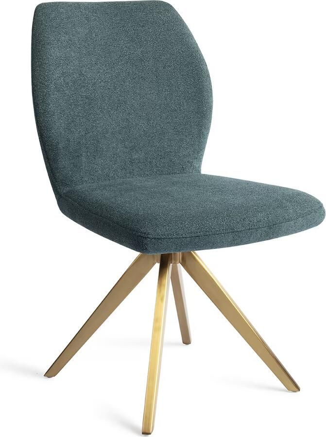 Jesper Home Eetkamerstoel Ikata Turn Gold Draaibaar Merry Mermaid