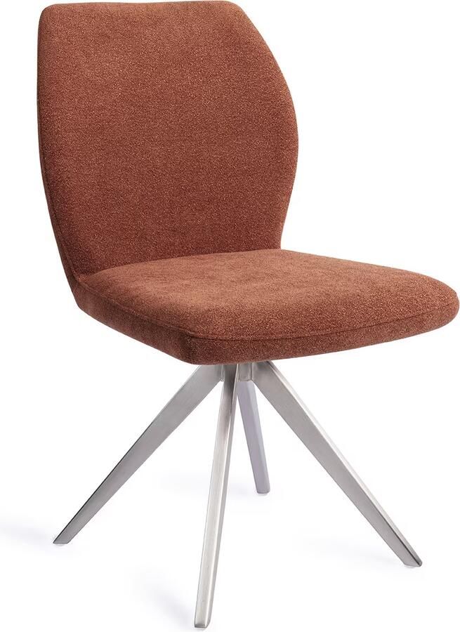 Jesper Home Eetkamerstoel Ikata Turn Steel Draaibaar Cosy Copper