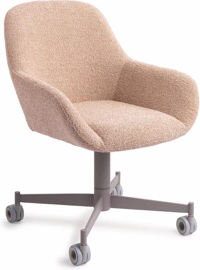 Jesper Home Eetkamerstoel Kushi Caster Grey Flax Relax