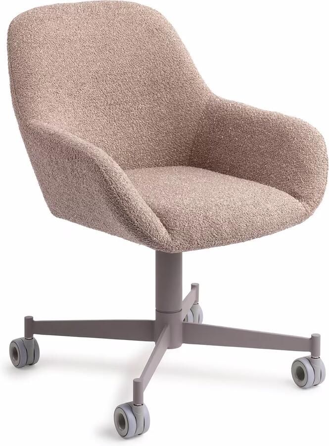 Jesper Home Eetkamerstoel Kushi Caster Grey Stone Haze