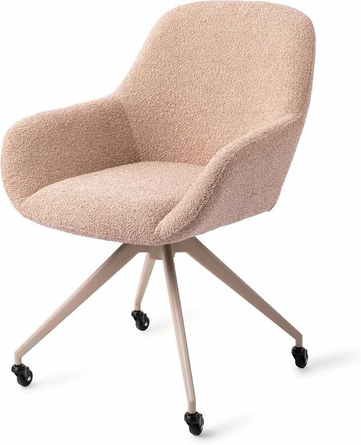Jesper Home Eetkamerstoel Kushi Glide Beige Flax Relax