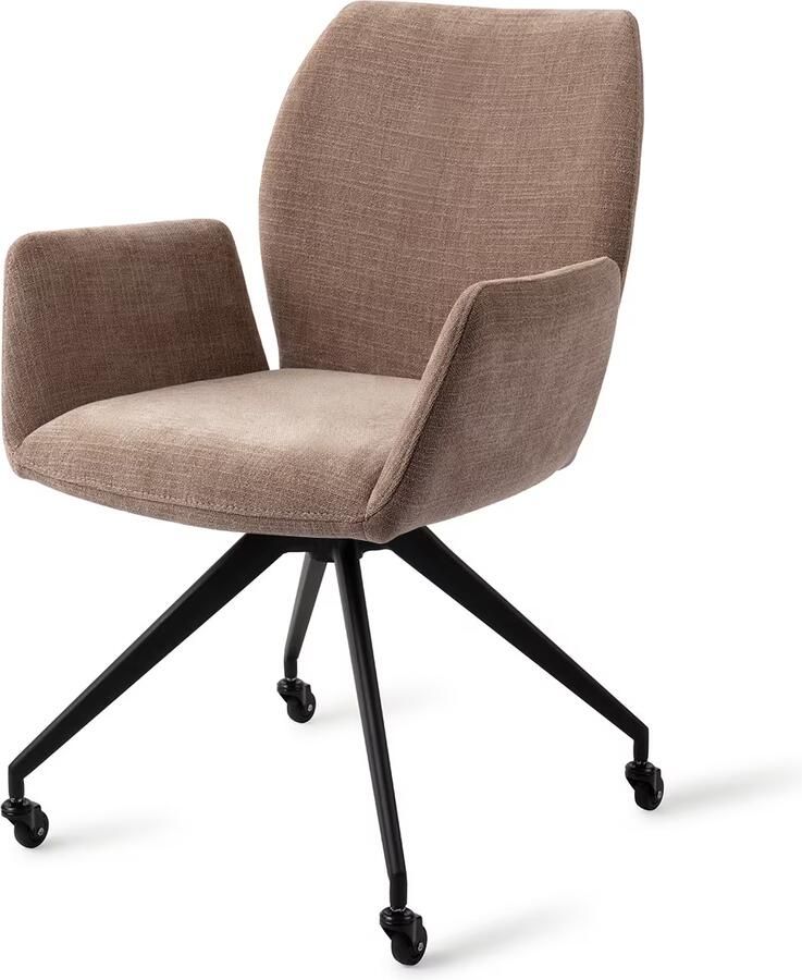 Jesper Home Eetkamerstoel Misaki Glide Black Mocha
