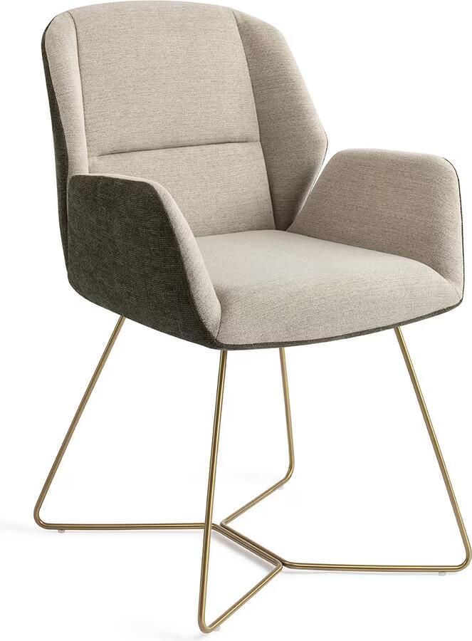 Jesper Home Eetkamerstoel Myoko Beehive Gold Popeye