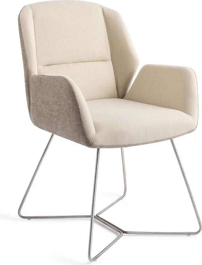 Jesper Home Eetkamerstoel Myoko Beehive Steel Sandy Hill
