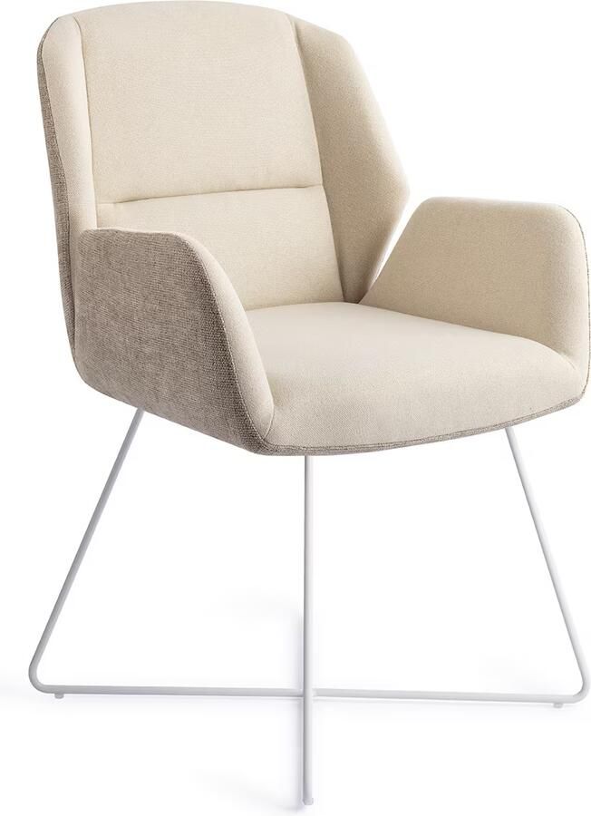 Jesper Home Eetkamerstoel Myoko Cross White Sandy Hill