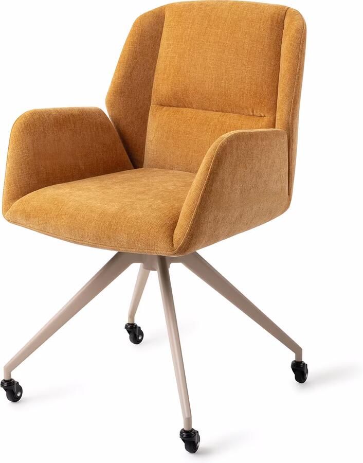 Jesper Home Eetkamerstoel Myoko Glide Beige El Dorado