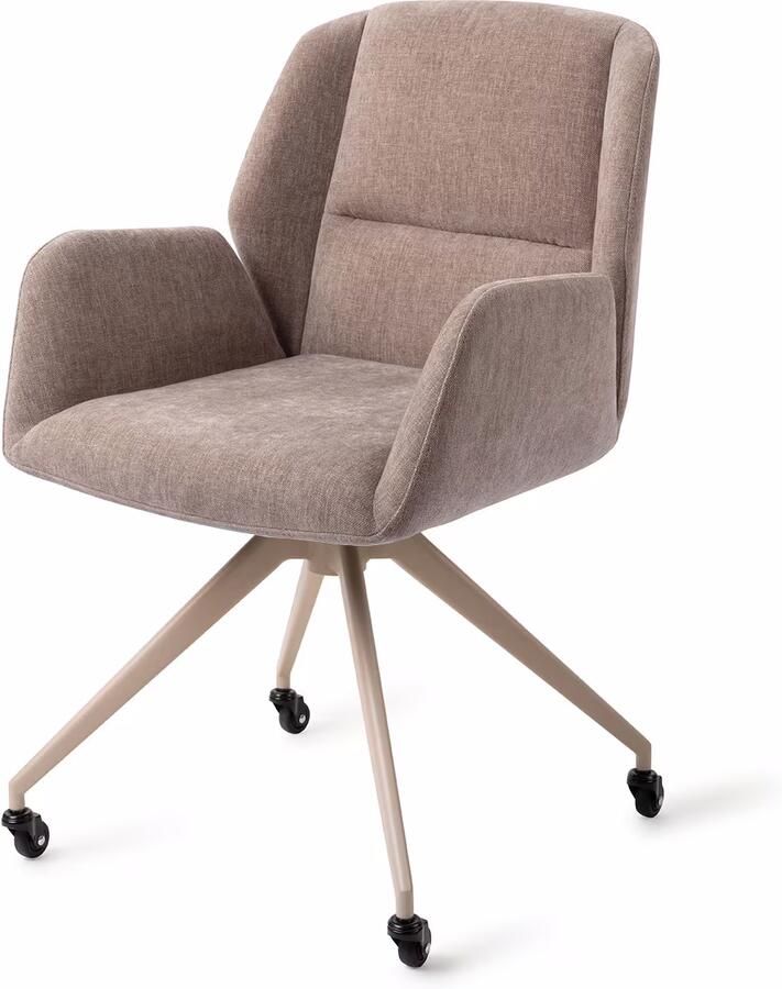 Jesper Home Eetkamerstoel Myoko Glide Beige Greystones