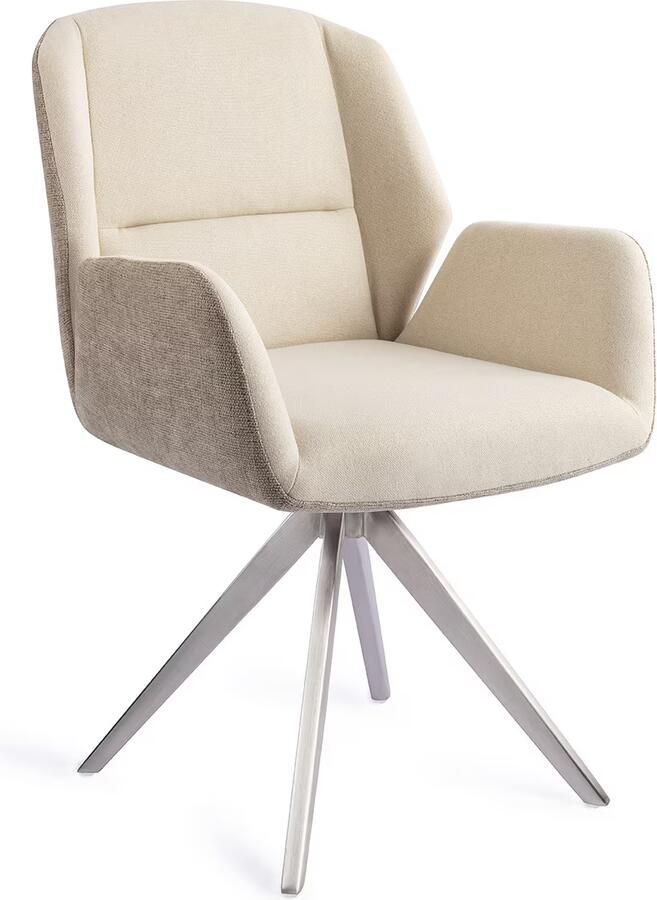 Jesper Home Eetkamerstoel Myoko Turn Steel Draaibaar Sandy Hill