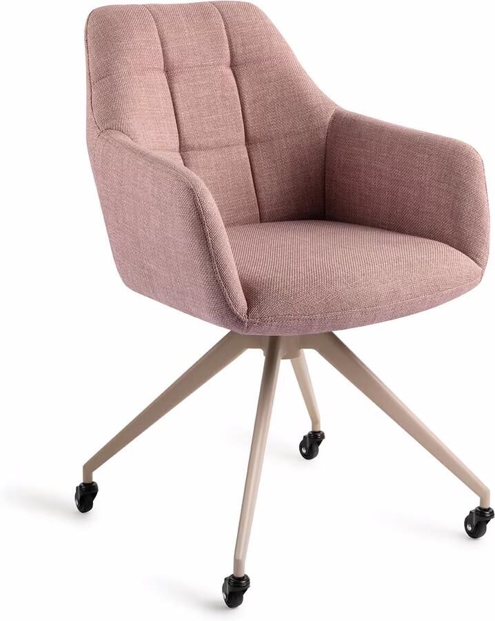 Jesper Home Eetkamerstoel Noto Glide Beige Vintage Rose