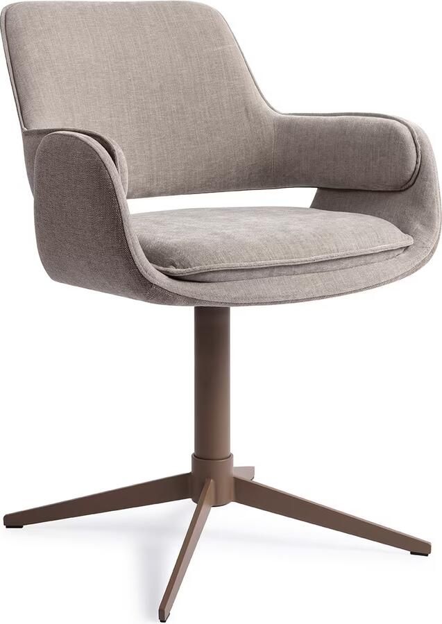 Jesper Home Eetkamerstoel Oketo Draaibaar No Grey Mouse