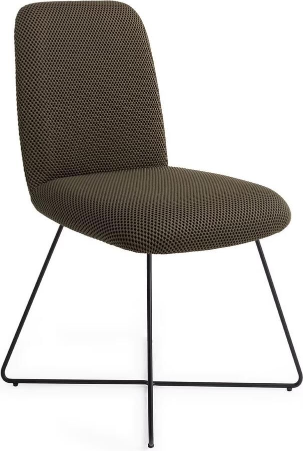 Jesper Home Eetkamerstoel Taiwa Cross Black Jungle Jewel