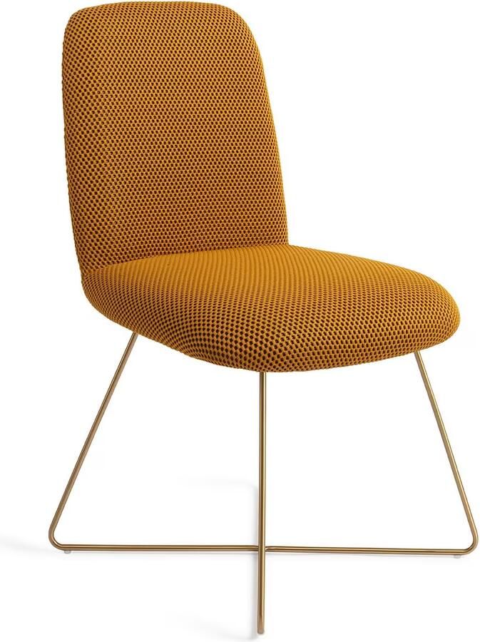 Jesper Home Eetkamerstoel Taiwa Cross Gold Groovy Garam