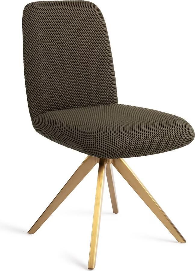 Jesper Home Eetkamerstoel Taiwa Draaibaar Turn Gold Jungle Jewel