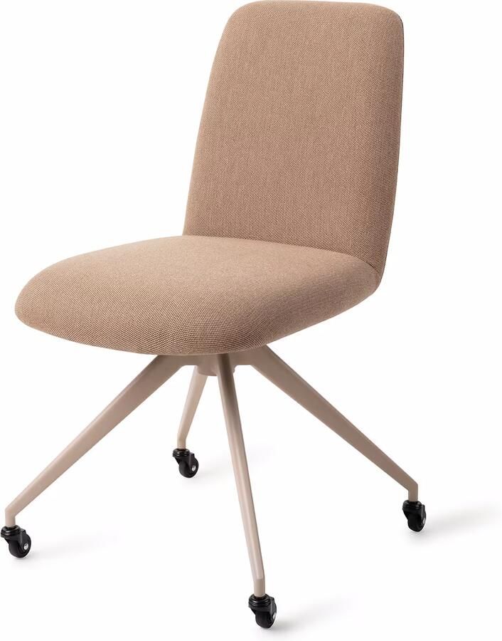 Jesper Home Eetkamerstoel Taiwa Glide Beige Whisper Wheat