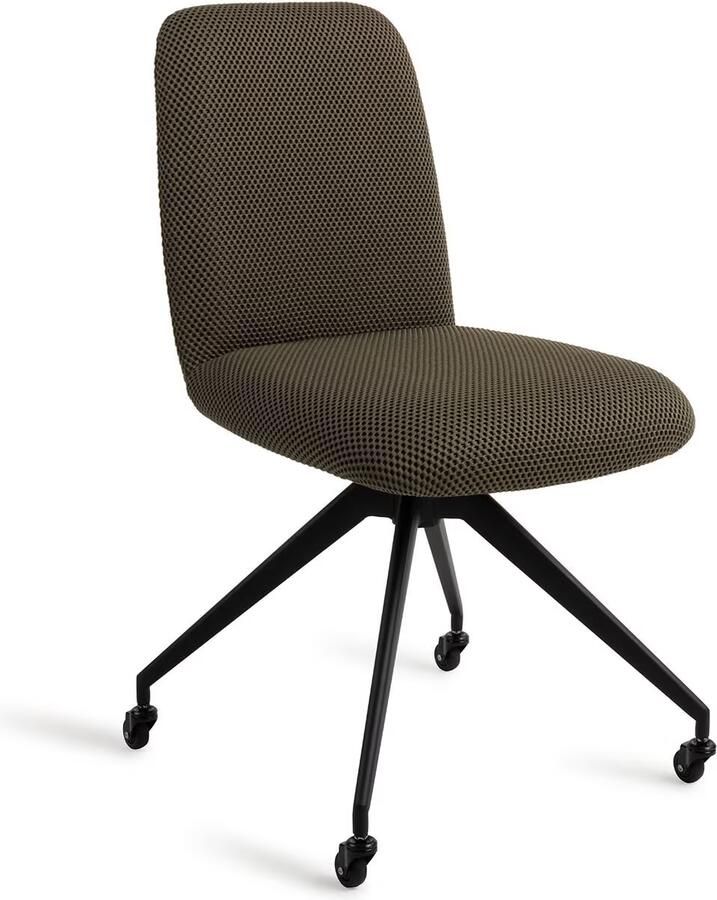 Jesper Home Eetkamerstoel Taiwa Glide Black Jungle Jewel