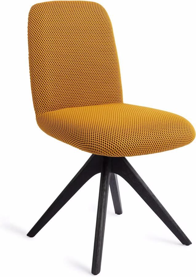 Jesper Home Eetkamerstoel Taiwa Revolve Oak Black Groovy Garam