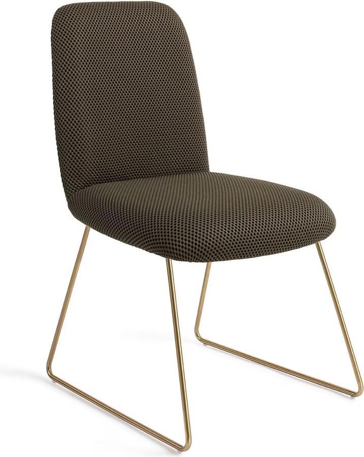 Jesper Home Eetkamerstoel Taiwa Slide Gold Jungle Jewel