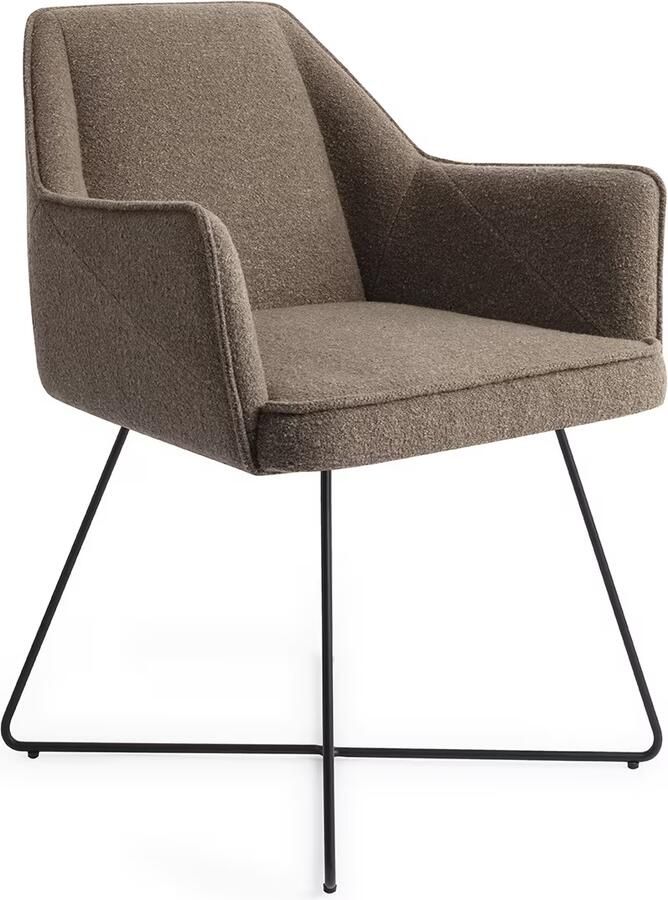 Jesper Home Eetkamerstoel 'Tome' Cross Black Idaho Potato